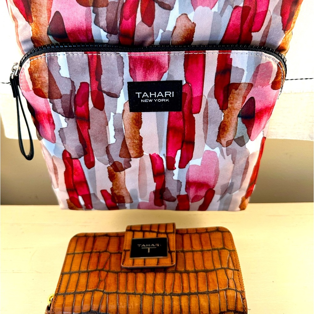 NWT Tahari crossbody with Added Tahari wallet